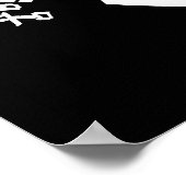 Koreaans inspirerend citaat zwart-wit poster (Hoek)