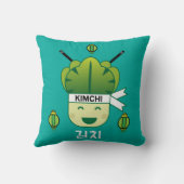 Koreaans Kimich Healthy Cabbage Food Probiotics ap Kussen (Achterkant)
