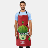 Koreaans Kimich Healthy Cabbage Food Probiotics ap Schort (Gedragen)