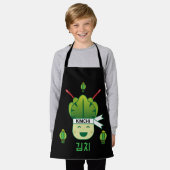 Koreaans Kimich Healthy Cabbage Food Probiotics ap Schort (Gedragen)