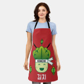 Koreaans Kimich Healthy Cabbage Food Probiotics ap Schort (Gedragen)