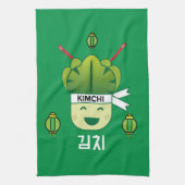 Koreaans Kimich Healthy Cabbage Food Probiotics ap Theedoek (Verticaal)