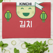 Koreaans Kimich Healthy Cabbage Food Probiotics ap Theedoek (Gevouwen)