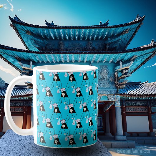 Koreaans Meisje in Hanbok Koffiemok