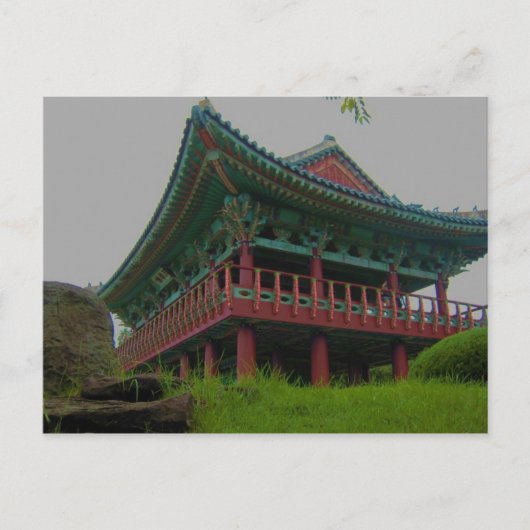 Koreaans monument briefkaart (Voorkant)