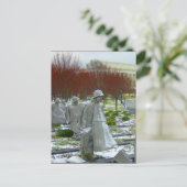 Koreaans monument voor soldaten briefkaart (Staand voorkant)