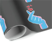 Koreaans muziekvingerhoofd Kpop Seoul Hallyu Cadeaupapier (Rol Hoek)