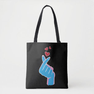 Koreaans muziekvingerhoofd Kpop Seoul Hallyu Tote Bag
