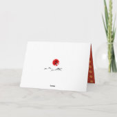 Koreaans nieuwjaar | Personeel Wenskaart Feestdagen Kaart (Achterkant)