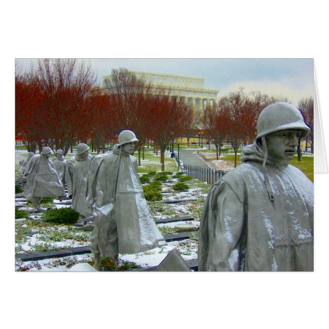 koreaans oorlogsmonument (Voorkant Horizontaal)