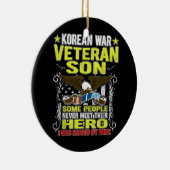 Koreaans oorlogveteraan zoon keramisch ornament (Rechts)