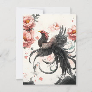 Koreaans Phoenix Briefkaart