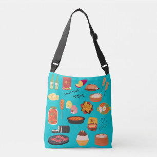 Koreaans Seoul-voedsel Crossbody Tas
