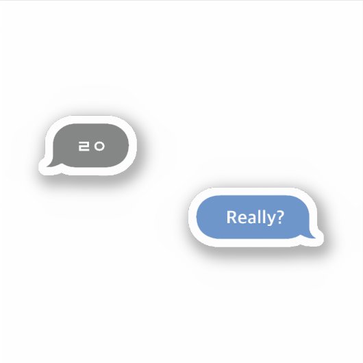 Koreaans Slang Chat Bubble ㄹ ㅇ Sticker (Voorkant)