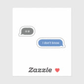 Koreaans Slang Chat Bubble ㅁ ㄹ Sticker (Vel)