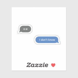 Koreaans Slang Chat Bubble ㅁ ㄹ Sticker