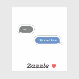 Koreaans Slang Chat Bubble ㅇ ㅇ Sticker