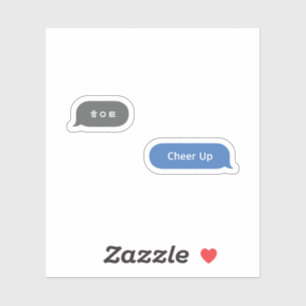 Koreaans Slang Chat Bubble ㅎ ㅌ Sticker