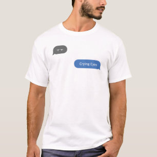 Koreaans Slang Chat Bubble die de ogen ㅜ ㅜ T-shirt