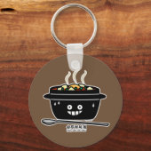 Koreaans Spicy soft Tofu Stew soup Sundubu jjigae Sleutelhanger (Voorkant)