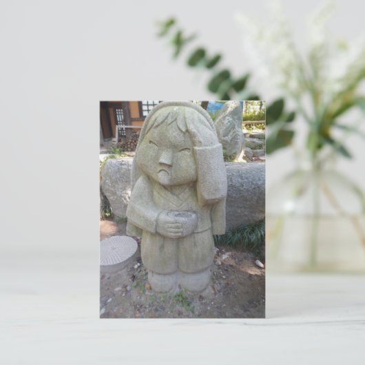 Koreaans standbeeld (4) briefkaart (Staand voorkant)