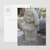 Koreaans standbeeld (4) briefkaart (Voorkant / Achterkant)