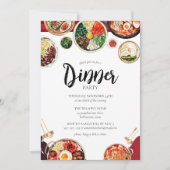 Koreaans thema-dinerfeest kaart (Voorkant)