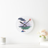 Koreaans thema ronde klok (Huis)