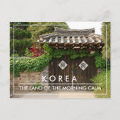 Koreaans traditioneel gate Hanok-huis Briefkaart (Voorkant)