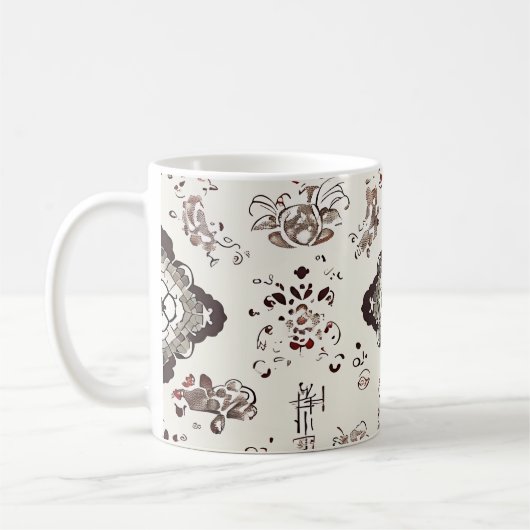 Koreaans traditioneel patroon mok (Links)