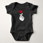 Koreaans vingerhart romper (Voorkant)