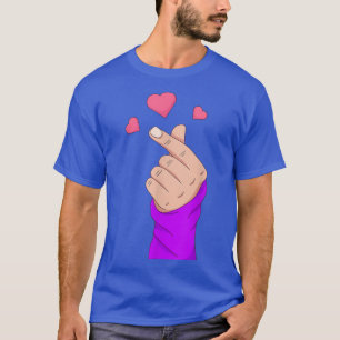 Koreaans vingerhoofd Kpop Merchandise Girls KDrama T-shirt