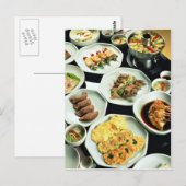 Koreaans voedsel briefkaart (Voorkant / Achterkant)