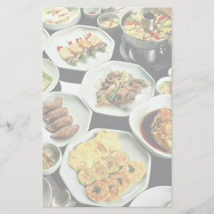 Koreaans voedsel briefpapier
