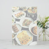 Koreaans voedsel briefpapier (Staand voorkant)