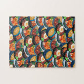 Koreaans voedsel puzzel (Horizontaal)