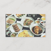 Koreaans voedsel visitekaartje (Achterkant)