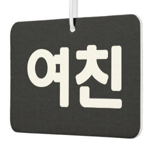 Koreaans Vriendin 여 친 Yeochin Hangul Language Ai Luchtverfrisser
