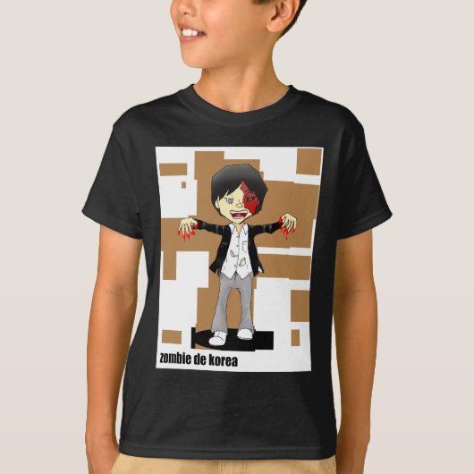 Koreaans Zombie T-shirt (Voorkant)