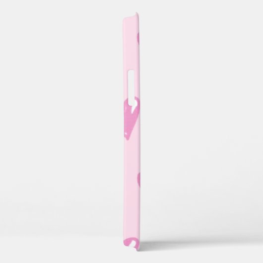 Koreaans zwart-pop roze hart Case-Mate iPhone case (Achterkant / Rechts)