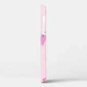 Koreaans zwart-pop roze hart Case-Mate iPhone case (Achterkant / Links)