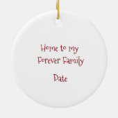 Koreaanse adoptie - Opslag Keramisch Ornament (Achterkant)