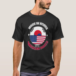 Koreaanse Amerikaanse onderdelenindustrie Zuid-Kor T-shirt
