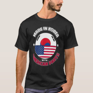 Koreaanse Amerikaanse onderdelenindustrie Zuid-Kor T-shirt