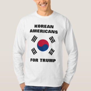 KOREAANSE AMERIKANEN VOOR TRUMP T-SHIRT
