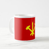 Koreaanse Arbeiderspartij - Korea Juche Kim commun Koffiemok (Voorkant links)