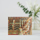 Koreaanse architectuur briefkaart (Staand voorkant)