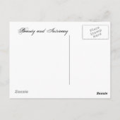 Koreaanse architectuur briefkaart (Achterkant)