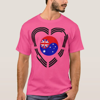 Koreaanse Australische Multinationale Patriot Flag T-shirt