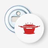 Koreaanse BBQ (고 구 이) Button Flesopener (Voorkant)